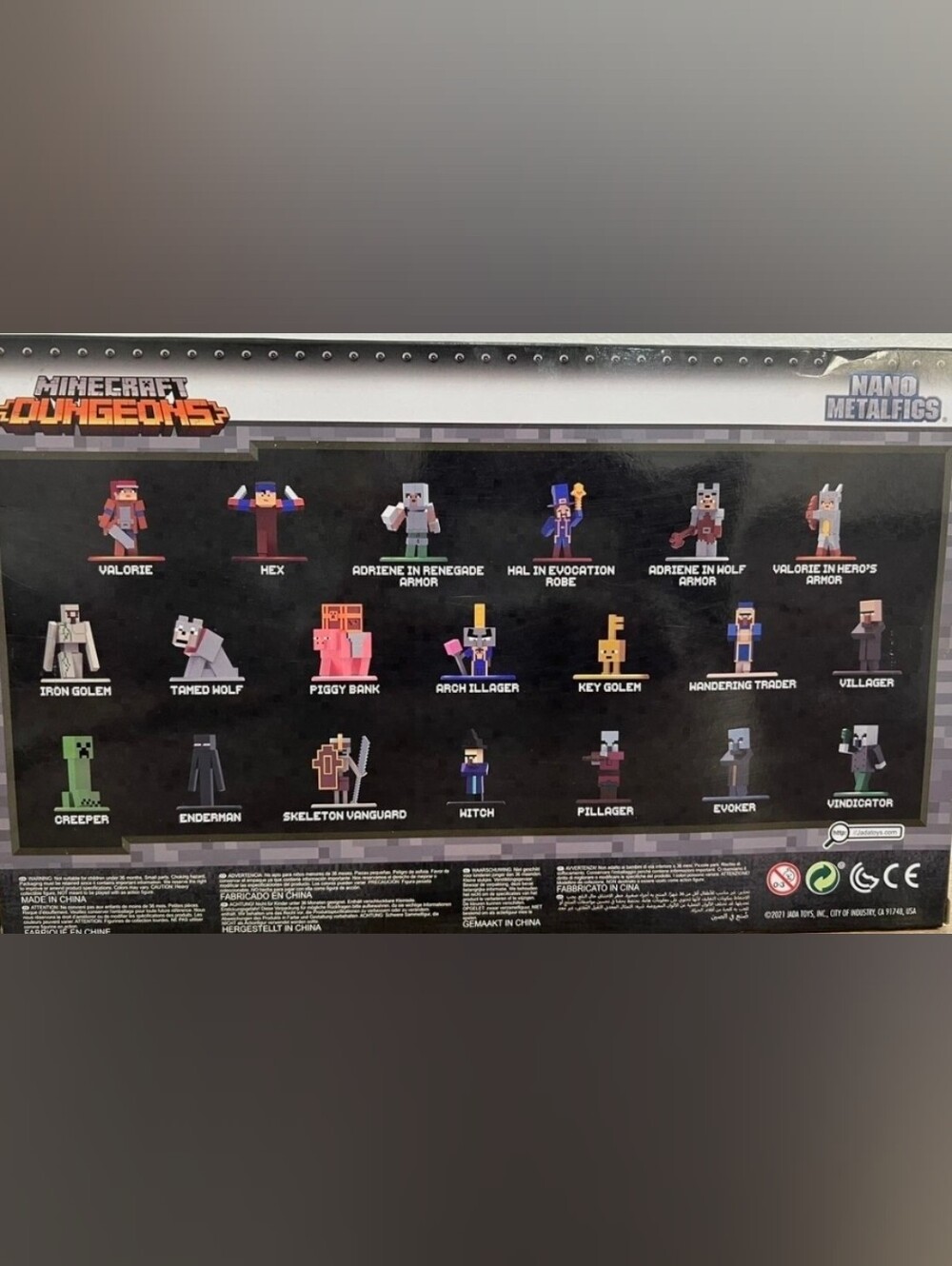 Minecraft Dungeons Diecast Set (Not In Box) - Picture 2 of 5
